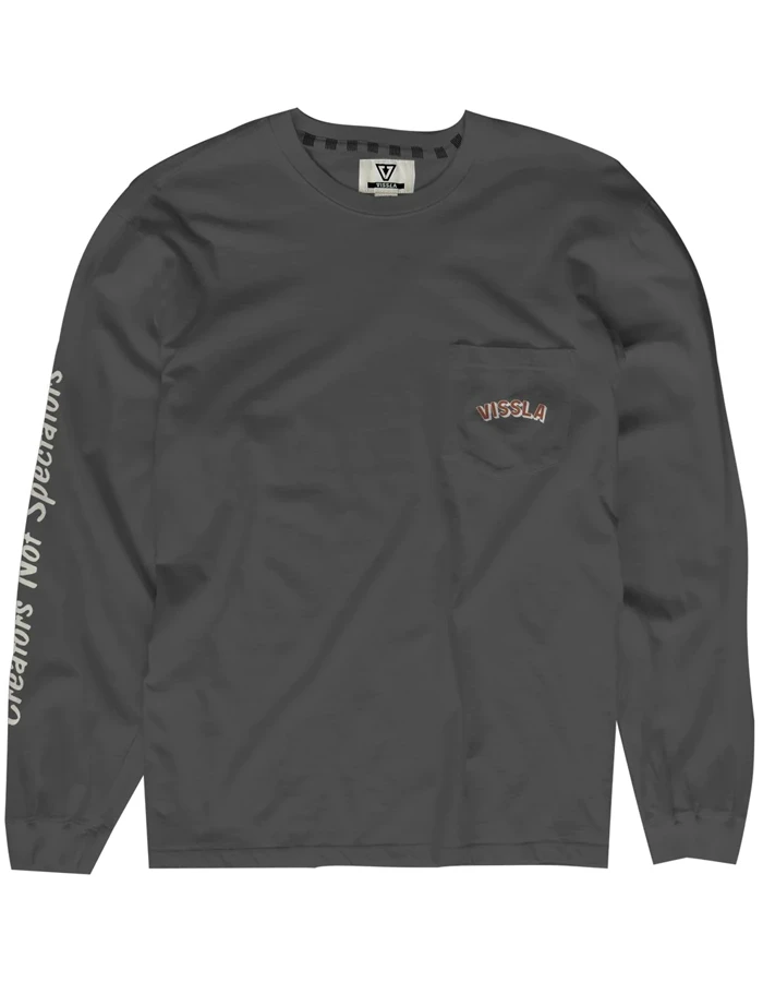 VISSLA EXTRA STRENGTH LONG SLEEVE POCKET TEE - Image 2