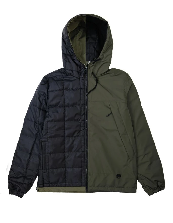 VISSLA KANEN REVERSIBLE JACKET DARK OLIVE - Image 2
