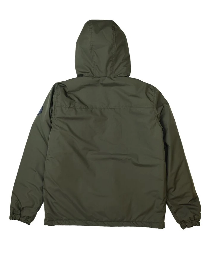 VISSLA KANEN REVERSIBLE JACKET DARK OLIVE - Image 3