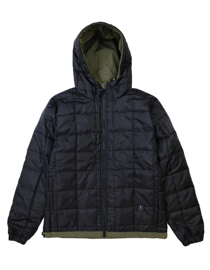 VISSLA KANEN REVERSIBLE JACKET DARK OLIVE - Image 4
