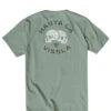 VISSLA HASTA LA VISSLA ORGANIC POCKET TEE JADE