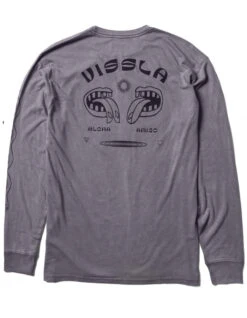 VISSLA TWIN AMIGOS LONG SLEEVE TEE DUSTY LILAC
