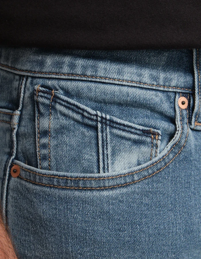 VOLCOM SOLVER DENIM JEANS OLD TOWN INDIGO - Image 8