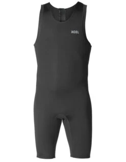 XCEL MEN'S AXIS SHORT JOHN BACK ZIP 2MM