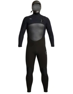 XCEL MENS INFINITI 5/4MM HOODED FULL WETSUIT BLACK